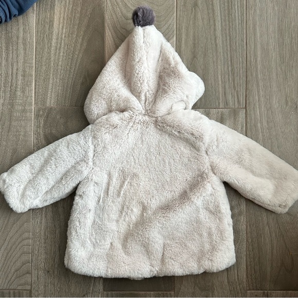 ZARA Kids Furry Coat Size 12-18 Months - Picture 2 of 14